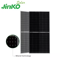 Panel Surya Jinko Solar 575W 580W 585W 590W 595W 600W Tiger Neo N-Type 72HL4-BDV Modul PV Mono Bifasial Kaca Ganda