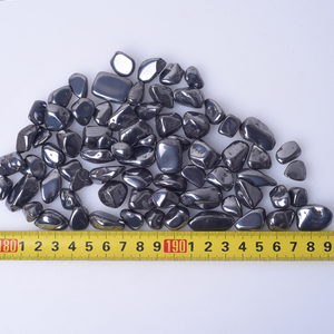 Cristalli di Terahertz Lucidati all'Ingrosso, Pietre Levigate di Terahertz, <span class=keywords><strong>Cristallo</strong></span> Magnetico di <span class=keywords><strong>Ematite</strong></span> Argentata per Reiki - Product Image 6