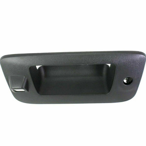 Poignée de hayon arrière GMC avec anneau de fixation, caméra et trou de serrure, noire, 22755304, pour modèles 2007-2013 - Product Image 4