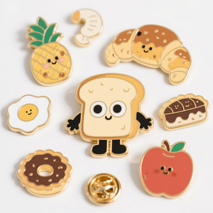 Épinglette Anime Personnalisée Épée Héroïque Imprimée en Époxy 3D en Relief, Épingles en Fer, Logo Personnalisé, Cadeau pour Fans, Logo sur Mesure - Product Image 1