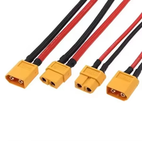 Câble de stockage d'énergie extérieur XT30 XT60 XT90, connecteur électrique réglable pour batterie au lithium, de femelle à mâle