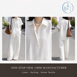 <span class=keywords><strong>Camicia</strong></span> estiva Premium in cotone <span class=keywords><strong>lino</strong></span> <span class=keywords><strong>pantalone</strong></span> a gamba dritta blusa <span class=keywords><strong>e</strong></span> pantaloni Casual minimalisti vestito vecchio stile soldi - Product Image 2