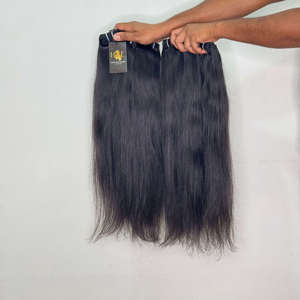 Lots de Cheveux Humains Bruts Indiens de Temple, Lisses et Ondulés, Vente en Gros, Fournisseurs de Cheveux Humains Bruts Indiens de Temple - Product Image 2
