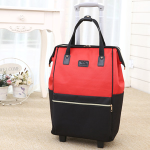 Trolley Travel Bag Oxford Material Short-Distance Boarding Lightweight Spinner <b>Suitcase</b> Luggage Handbag Roller Bag - Product Image 6