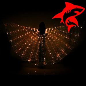 ขายส่งปีกผีเสื้อ LED เรืองแสงสำหรับการแสดงระบำหน้าท้อง 360 องศา °   เอฟเฟกต์บนเวที - Product Image 2