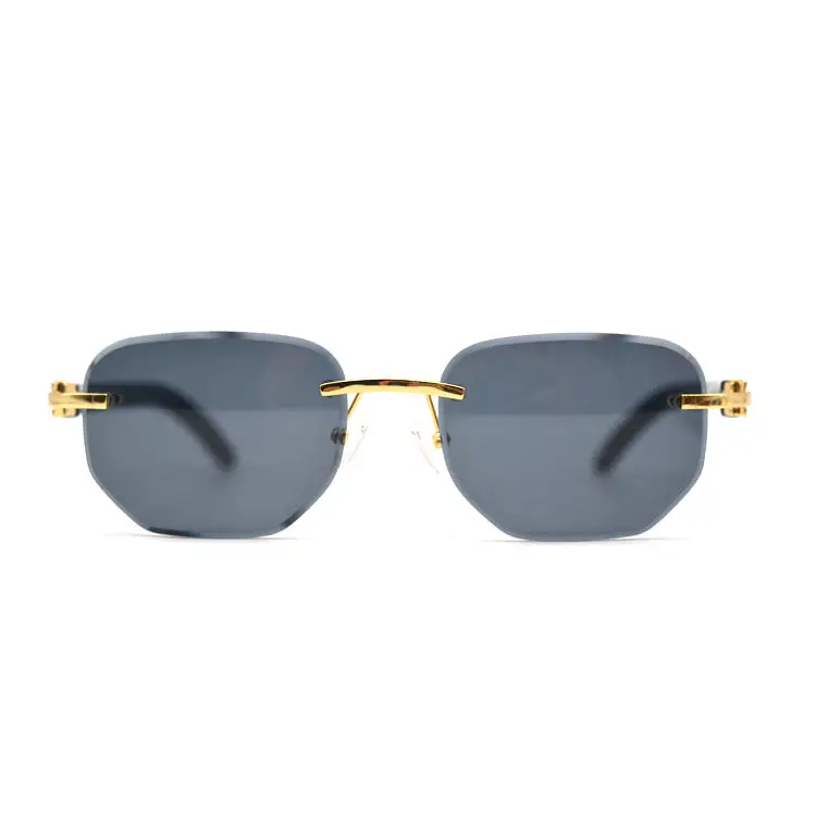 Sifier custom shades 2023 small women luxury fashion sun glasses trendy rectangle frameless sunglasses vendor