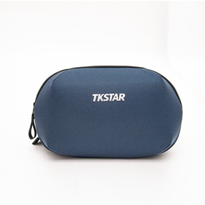 Blue Anti-theft Zipper Hard Shell Daily Commuter <b>Spliced</b> Bag Minimalist Waist Bag - Product Image 5