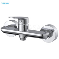 Mitigeur de douche mural en laiton GEASAM, monocommande, eau chaude et froide, pour salle de bain