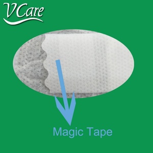 Scoop à déjections pour animaux de compagnie jetable en cuivre écologique de haute qualité, 100 % coton, avec bande magique, motif dessin animé, importé, Fluff SAP OEM - Product Image 5