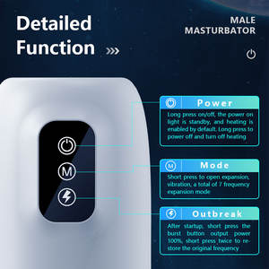 Potente <span class=keywords><strong>Masturbatore</strong></span> Maschile Ricaricabile in TPE, Dispositivo Elettrico <span class=keywords><strong>per</strong></span> Adulti con Riscaldamento Automatico e Vibrazione a Forma di Vagina <span class=keywords><strong>per</strong></span> <span class=keywords><strong>Uomo</strong></span> - Product Image 6