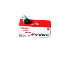 Hord Layar LED Digital Silindris Berkecerahan Tinggi dan Layar Besar, Voltmeter AC AD101-22VM 24-500V Kelas Akurasi 0.5