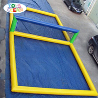 Terrain de volleyball de plage gonflable extérieur personnalisable Terrain de volleyball d'eau gonflable fourni en usine Jeux de sport Type de piscine