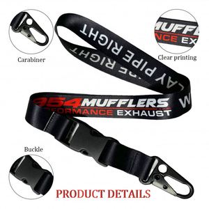 High Quality Heat Transfer Lanyards Multi Color Printing Neck Straps With Logo Custom Eagle Hook Keychain Lanyard - Product Image 2