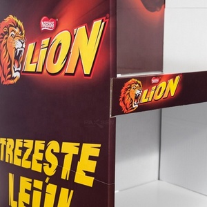 Exhibidor de Cartón Portátil para Papas Fritas, Exhibidor de Chocolate y Snacks, Estante de Exhibición para Supermercado, Venta Caliente - Product Image 4