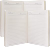 Journal de bureau en cuir PU A5 avec porte-stylo personnalisé, carnet de notes en cuir PU avec logo personnalisé