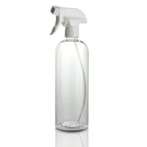 Groothandel pet fles 1 liter pomp-Free Samples 500ML 750ML 1 Liter Leak Proof Trigger Empty Plastic Bottle for Hand Sanitizer