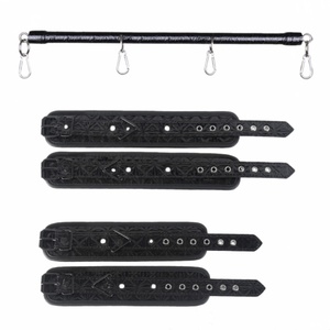 Accesorios de Restricción para Placer SM, Juego de Esposas y Grilletes de Varilla Metálica, Juguetes Sexuales para Entrenamiento de Bondage y Restricción para Parejas - Product Image 5