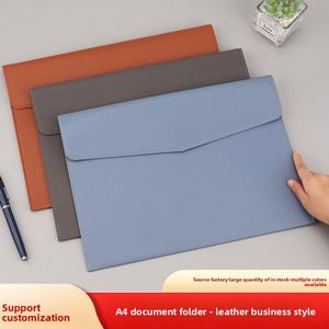 Bolsa de Almacenamiento de Archivos y Documentos KE'mu, Rectangular, Impermeable, de Gran Capacidad, en PU A4, para Oficina y Negocios Transfronterizos - Product Image 3