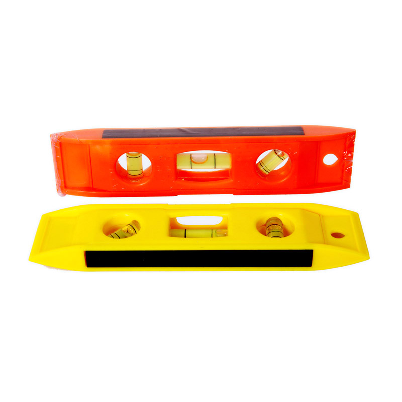 Red Magnetic Handy Level, Plastic Mini Magnetic Small