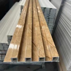 Panel de Pared de PVC WPC con Fondo de Plástico, Otros Tableros, Madera Ranurada Decorativa, Madera Nueva para Interiores, Revestimiento Acanalado 3D Moderno para Baño - Product Image 1
