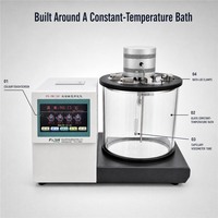 Viscosimètre capillaire, testeur de viscosité cinématique, courbe de viscosité-temperature des produits pétroliers, ASTM D445
