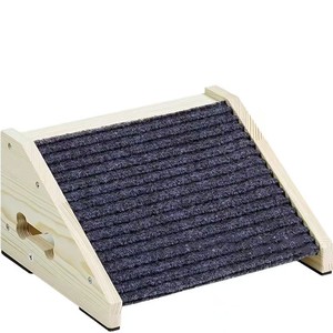 Rampa de madera para perros de 11.8x9.8x5.9 pulgadas, escalera antideslizante para mascotas pequeñas, gatos y mascotas mayores - Product Image 2
