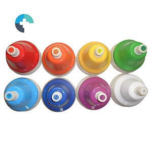 Juego de <span class=keywords><strong>Campanas</strong></span> de Mano de 8 Notas Coloridas, Instrumento de Percusión Orff, Botón de Presión Diatónico, Ratón Musical, Enseñanza Musical, Educación Temprana, Metal - Product Image 1