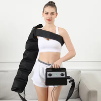 Masseur pour les pieds et les jambes à compression d'air, pression ondulatoire, contrôle du temps, rechargeable par USB, AS ALL STAR CE
