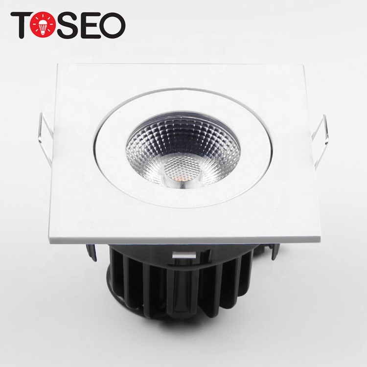 Recessed Bathroom Smart Home Downlights Square Wifi Dimmable LED Downlights