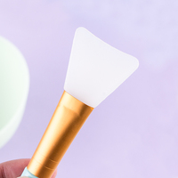Bol en silicone 5-en-1 personnalisé pour masque facial DIY avec pinceau – Outil de mélange en silicone souple du fabricant
