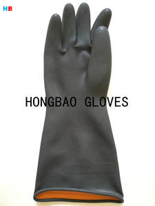 Gants de travail d'hiver robustes 170g grands gants de sécurité en caoutchouc Latex industriel épais pour les travaux manuels - Product Image 6