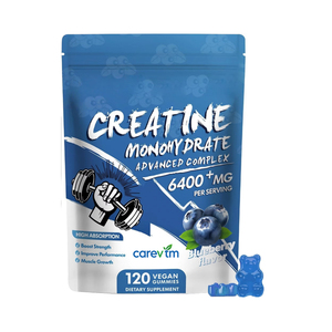 Creatine Monohydrate Gummies Complex 120 Gummies Formula Lanjutan L-Taurin + <span class=keywords><strong>Vitamin</strong></span> <span class=keywords><strong>B12</strong></span> Dukungan Imunitas Energi Pembentuk Otot - Product Image 1