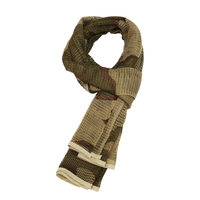 Écharpe tactique légère et respirante en camouflage extérieur, voile de sniper anti-poussière en maille, chasse, randonnée, sports, polyester