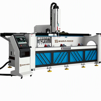 Mesin Bor dan Frais CNC Axis untuk Profil UPVC PVC, Mesin Bor dan Frais Profil Aluminium