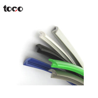 Profilé en T flexible en PVC TOCO, bande de finition en plastique en forme de T pour la décoration de meubles et d'armoires en panneaux MDF