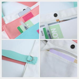 Sac fourre-tout en toile de coton avec logo personnalisé, sac de shopping réutilisable, écologique, sac cadeau promotionnel personnalisé, vente en gros - Product Image 2