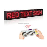 Panneau d'affichage LED programmable jaune P10, étanche, pour extérieur, avec message défilant, pour la publicité dans les magasins, les centres commerciaux et les gares