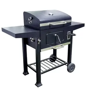 EN1860 LFGB Approval Outdoor Charcoal Barbecue Grill Home Garden Patio Backyard Charcoal BBQ Trolley BBQ Grill