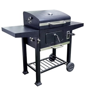 En1860 LFGB phê duyệt ngoài trời than nướng thịt nướng nhà vườn Patio sân sau than BBQ Xe đẩy BBQ nướng - Product Image 1