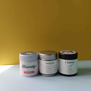 抹茶マット密閉缶コーヒーティースパイスプロテインパウダーバルク金属包装用メーカーカスタム30g <span class=keywords><strong>40g</strong></span> 50g - Product Image 5