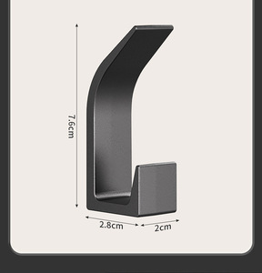 Gancho de <span class=keywords><strong>pared</strong></span> para sala de estar, baño, adhesivo, bolsa de puerta sin perforaciones, ropa, estante de <span class=keywords><strong>cocina</strong></span>, <span class=keywords><strong>accesorios</strong></span> de gancho - Product Image 6