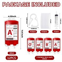 Fournisseur d'emballages jetables personnalisés pour boissons – Sachet de boisson Halloween effet sang pour Bubble Tea, Jus, Soda, Cocktail