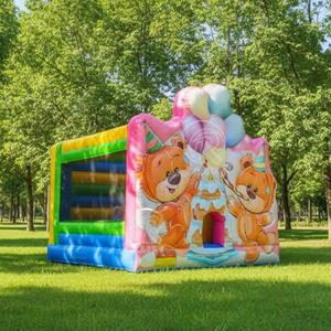 Castillo Inflable de PVC para Niños, Combo de Brincolines, Tobogán, Ligero, con Garantía de 3 Años para Jardín - Product Image 1