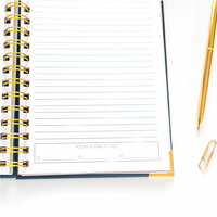 Journal biblique pour femmes cahier de prière personnalisé de qualité supérieure à reliure spirale en or journal biblique inspirant pour la prière chrétienne