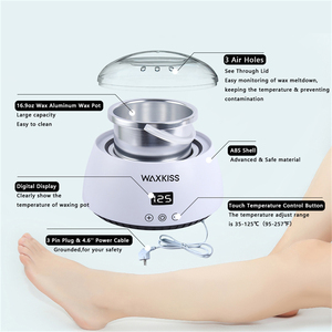 Waxkiss Cấp Bằng Sáng chế Sản Phẩm 500Ml Kỹ Thuật Số Sáp Nồi Xách Tay Tóc Loại Bỏ Sáp Nóng Máy Để Sưởi Ấm Sáp Đậu Và Sáp Mềm - Product Image 2