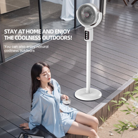 Nouvel arrivage : Ventilateur de sol à circulation d'air, télécommandé, réglable en hauteur, pour la maison, ventilateur électrique sur pied