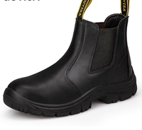 Bottes de sécurité professionnelles S1 antistatiques, souples, imperméables, avec embout en acier et tige en PU, coupe basse, pour travaux de construction – Vente directe usine
