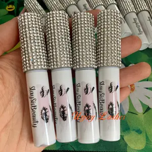 wholesale factory price lash glue silver eyelash glue strip lash glue with sliver diamond for eyelashes