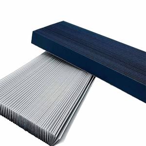 Persianas plisadas, cortina plisada, tela plisada de sombra para decoración del hogar de lujo, venta al por mayor, cortina de balcón de vidrio, resistencia UV - Product Image 6