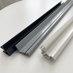 OEM Custom estrusione profilo in <span class=keywords><strong>plastica</strong></span> PVC durevole UPVC 3D modello Design profili flessibili estruso - Product Image 1